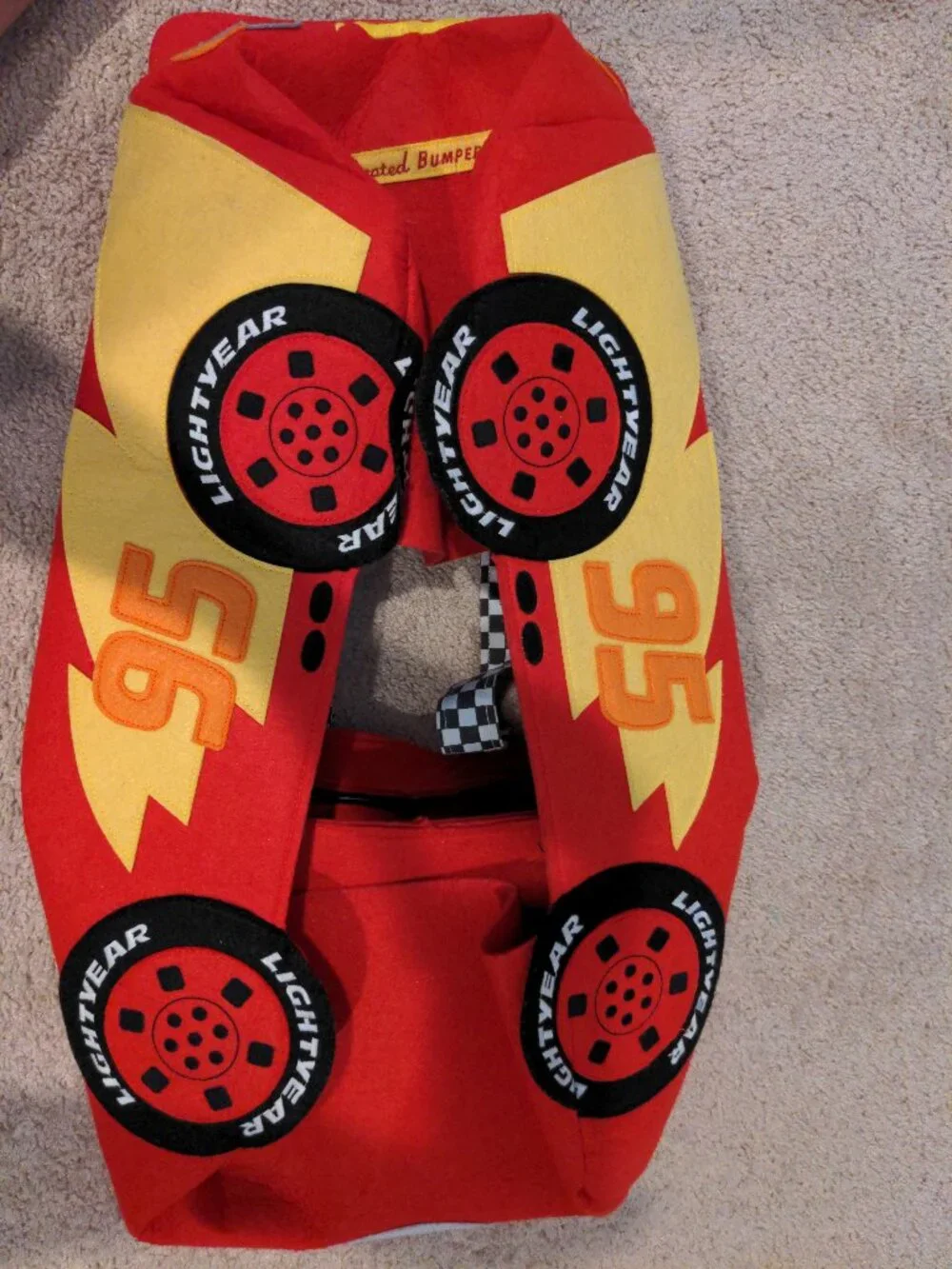 Disney Cars McQueen Costume